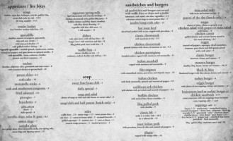 The Office And Grille menu