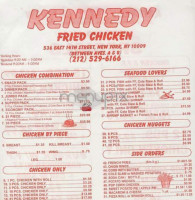 Kennedy Fried Chicken menu