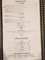 Bully Hill Vineyards menu