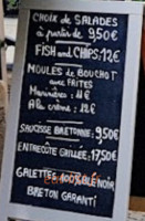 La Dentelliere menu