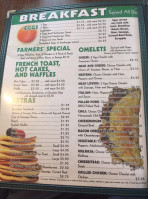 Green Acres menu