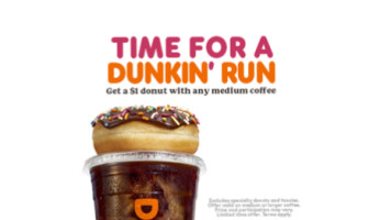 Dunkin' food