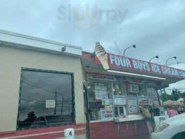 Four Boys Ice Cream outside