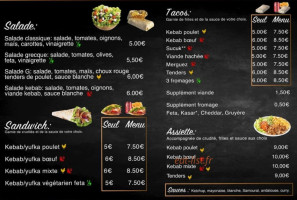 G Kebab menu