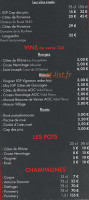 La Brasserie D'alice menu