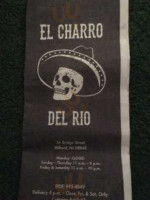 El Charro Del Rio outside