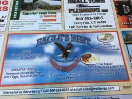 Eagles Nest menu