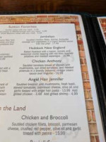 Brickstone Kitchen menu