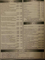 Gubba's menu