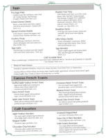 Apple Walnut menu