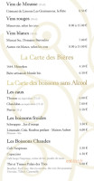 Chateau De Siran menu