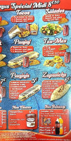 Milano Pizza menu