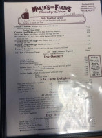 Mixin’s N Fixin’s Country Diner menu