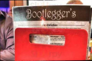 Bootleggers menu