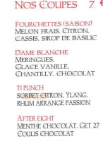 Fourchettes Et Cie menu