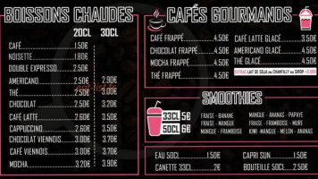 Freakshake menu