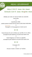 Bellier menu