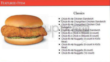 Chick-fil-a food