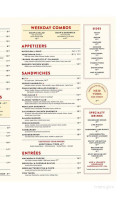 Raymond's menu