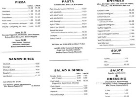 Rise Pies menu