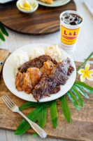 L L Hawaiian Barbecue food