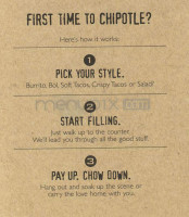 Chipotle Mexican Grill menu