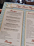 Coffee Beans Cafe menu