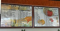 Caribbean Juices menu