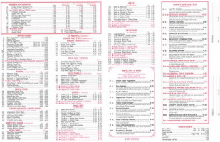 China Express menu