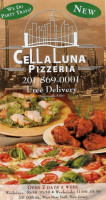 Cella Luna Pizzeria menu