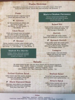 Main Street And Grill menu