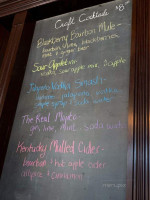 The Brew Bank menu