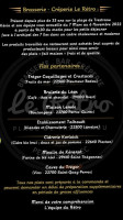 Le Galion menu