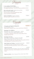 Le Jardin Des Sablons menu