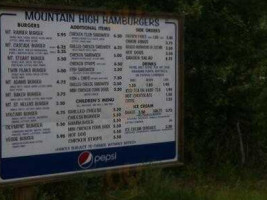 Mountain High Hamburgers inside