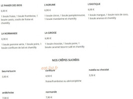 L'échoppe Gourmande menu