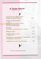 Joie De Vivre menu