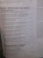 Gasthaus zum Riesen menu