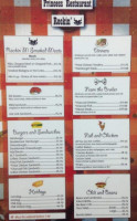 Princess menu