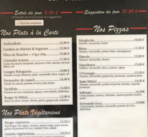 Le Saint Mihiel menu