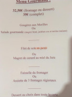 Le Chat Gourmand menu