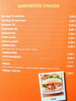 Ludo Snack menu