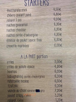 Le 584 menu