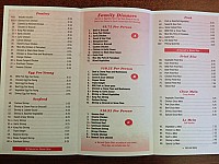 China Delight menu