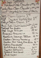 Anchor Inn menu