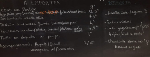 Caterine menu