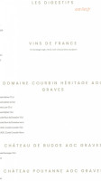 L'o Vin menu