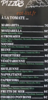 La Pate A Pizza menu