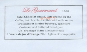 Le Royal Jussieu menu