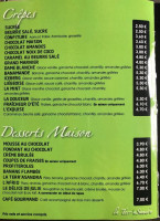 La Terr' Asandra menu